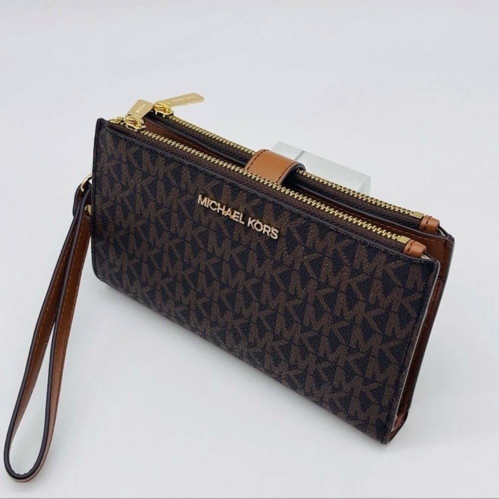Michael Kors Large Double Zip Wallet Wristlet - Picture 4 of 11